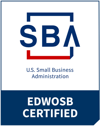 SBA Women-Owned Small Business certified logo