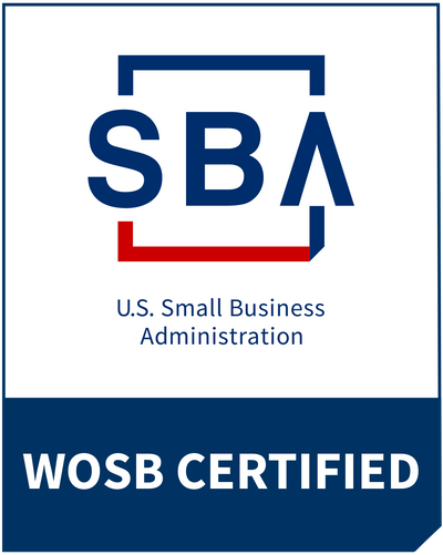 SBA Economically Disadvantaged Women-Owned Small Business certified logo