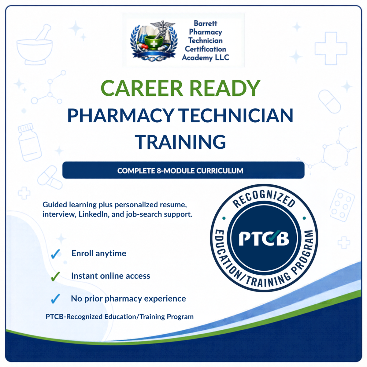 Career Ready Pharmacy Technician Certification Course